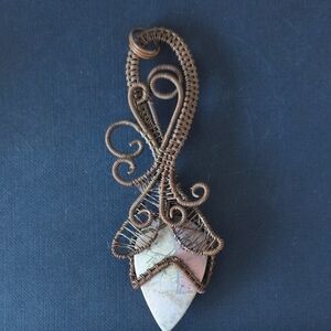 Handcrafted Copper Wire Wrapped Pendant